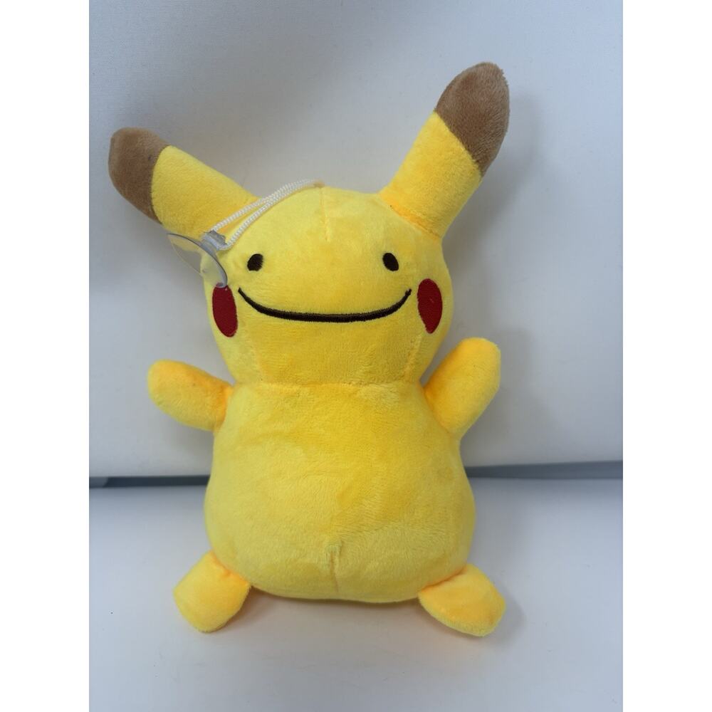 Pokemon Ditto As Pikachu Plush 8.5” Suction Cup